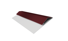 Планка стартово-финишная Экобрус, Экобрус new Grand Line 0,5 Satin Matt RAL 3005 красное вино (2м)