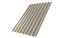 Профнастил С20R 0,45 PE RAL 1015 светлая слоновая кость