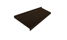 Отлив простой 250 0,45 Print Elite Coffee Wood TwinColor (2м)