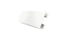 Планка H-образная стыковочная сложная Grand Line 0,4 PE с пленкой RAL 9003 сигнальный белый (2м)