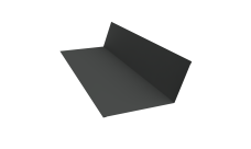 Планка примыкания 150х250 Grand Line 0,45 Drap TX RAL 7016 антрацитово-серый (3м)