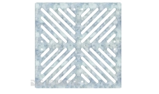 Решетка штампованная оцинкованная для дождеприемника 300х300, класс нагрузки А15 Aquastok (32832)