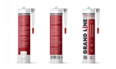 Герметик Grand Line Профессиональный кровельный силиконовый нейтральный 280мл RAL 7024 графит