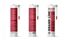 Герметик Grand Line Professional кровельный силиконовый нейтральный 280мл RAL 8017 шоколад