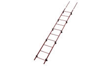 Лестница кровельная Grand Line RAL 3011 2,76м