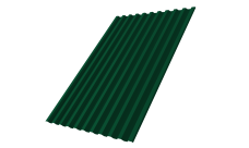 Профнастил С21R Grand Line 0,5 Satin Matt TX RAL 6005 зеленый мох