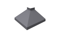 Угол отлива внешний 100 0,45 Drap с пленкой RAL 7004 сигнальный серый