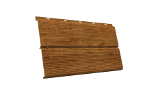 ЭкоБрус 0,345 Gofr Grand Line 0,45 Print Elite с пленкой Golden Wood TwinColor