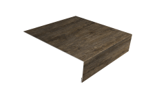 Планка лобовая/околооконная простая 190х50 0,45 Print Elite Nordic Wood TwinColor (2м)