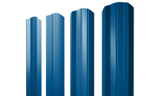 Штакетник М-образный A фигурный Grand Line 0,45 PE lite RAL 5005 сигнальный синий