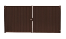 Ворота Estet 1,65х3,6 RAL 8017