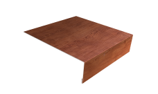 Планка лобовая/околооконная простая 190х50 0,45 Print Premium Rowan Wood Intense FTC (2м)