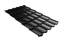 Профиль волновой "Квинта плюс3D" ("Kvinta plus3D") 0,45 PE RAL 9005 черный