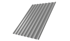 Профнастил С20R Grand Line 0,45 Drap TX с пленкой RAL 7047 телегрей 4