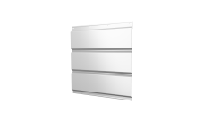 Софит металлический Grand Line без перфорации 0,45 PE с пленкой RAL 9003 сигнальный белый