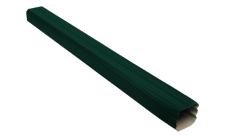 Труба прямоугольная Vortex 1м RAL 6005