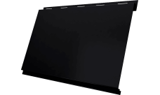 Вертикаль 0,2 classic Grand Line 0,45 Drap-double TX с пленкой RAL 9005 черный