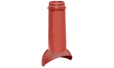 Выход вентиляции Krovent Pipe-VT красный