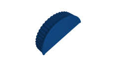 Заглушка малая торцевая 0,5 Satin RAL 5005 сигнальный синий