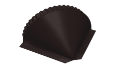 Заглушка конусная Grand Line 0,45 PE RAL 9005 черный