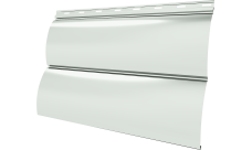 Блок-хаус новый Grand Line 0,45 Драп ТХ с пленкой RAL 9003 сигнальный белый