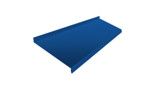 Отлив простой 200 0,45 PE с пленкой RAL 5005 сигнальный синий (2м)