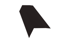 Планка карнизная 100х65 0,45 Drap TR RAL 9005 черный (2м)