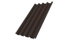 Профнастил Н60R v01 0,5 Satin Matt RR 32 темно-коричневый