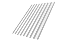 Профнастил С20A Grand Line 0,45 PE lite RAL 9003 сигнальный белый