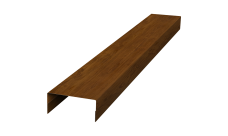 Крышка 30х15 жалюзи Texas 0,45 Print-double Elite Golden Wood (2м)