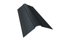 Планка конька фигурного 150x150 0,45 Drap RAL 7016 антрацитово-серый (2м)