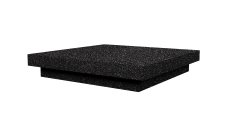 Колпак на столб плоский 390х390мм 0,45 Базальт Эспрессо