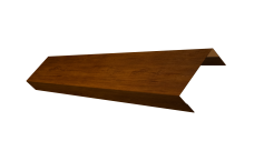 Ламель лицевая 50 забора жалюзи Texas 0,45 Print Premium Golden Wood Intense FTC