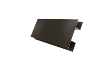 Планка H-образная стыковочная сложная Grand Line 0,5 Satin Matt RR 32 темно-коричневый (2м)