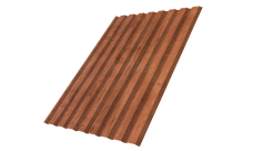 Профнастил С20A Grand Line 0,45 Print Premium Rowan Wood Intense FTC