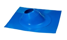 Проходной элемент MF угловой №3.1 (280-460мм) +240 силиконовый (металлический окрашенный фланец) синий