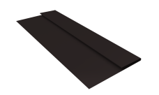 Планка стартовая Блок-Хаус новый Grand Line 0,45 ПЭ двухсторонний с пленкой RAL 9005 черный (2м)