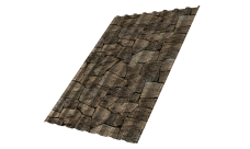 Профнастил С20B Grand Line 0,45 Print Elite King Stone TwinColor