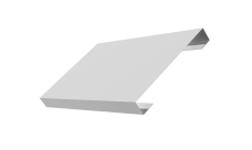 Ламель лицевая 150 забора жалюзи Texas 0,5 Satin RAL 9003 сигнальный белый