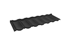 Лист композитной черепицы CM Roof Bond цвет black (черный)