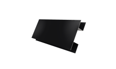 Планка H-образная стыковочная сложная 0,5 Satin Matt RAL 9005 черный (2м)