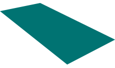 Плоский лист 0,45 PE с пленкой RAL 5021 водная синь