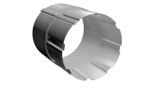 Соединитель трубы Grand Line PU 90 мм RAL 9003 сигнальный белый