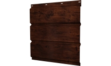 Софит металлический Классик v01 Grand Line без перфорации 0,45 Print Elite с пленкой Cherry Wood TwinColor