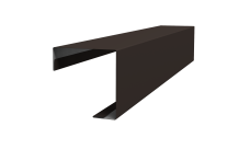Угол внешний простой фальц 0,5 Satin Matt TX RR 32 темно-коричневый (2м)