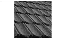 Лист композитной черепицы Grand Line Barсelona new американо дарк