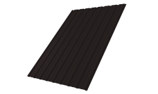 Профнастил С10B 0,5 Satin RAL 9005 черный