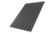 Профнастил С20A Grand Line 0,45 Drap TR RAL 7016 антрацитово-серый