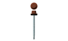 Саморез кровельный Daxmer 4,8х50 RAL 8004 (150) сверло №1