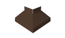 Угол отлива внешний 50 0,45 Drap ST с пленкой RAL 8017 шоколад